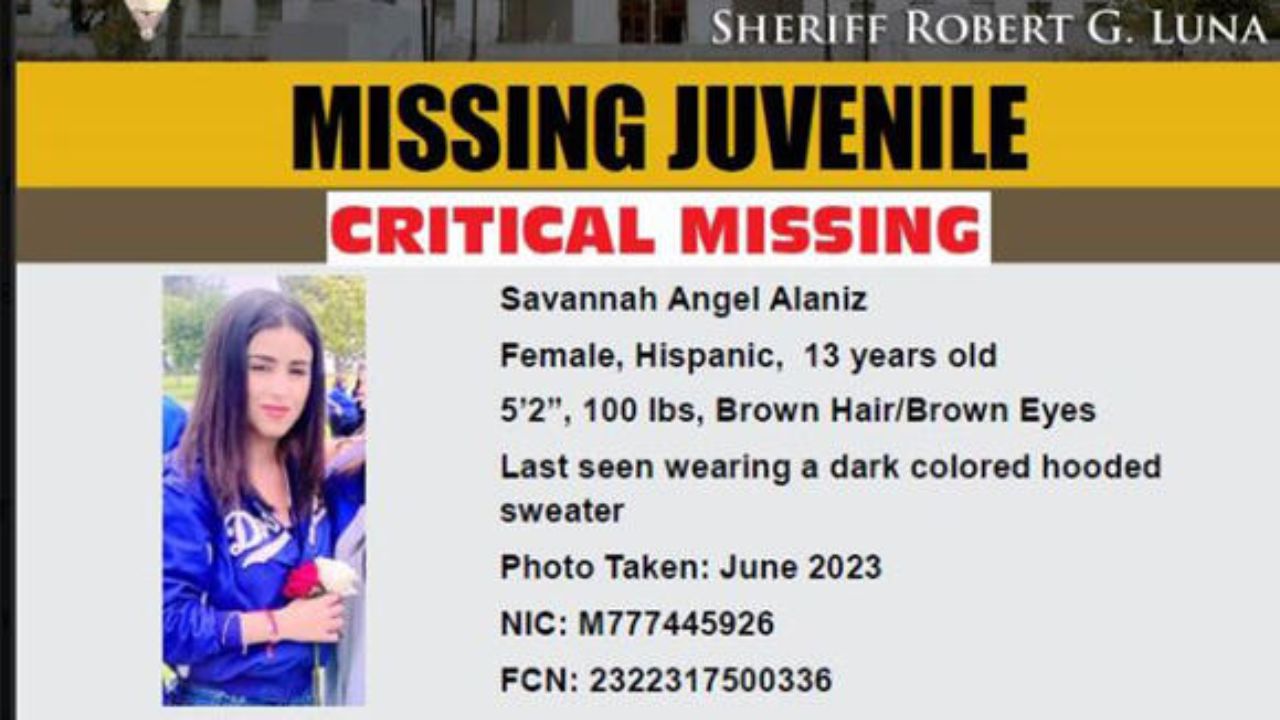 13-Year-Old Girl Missing in East Los Angeles