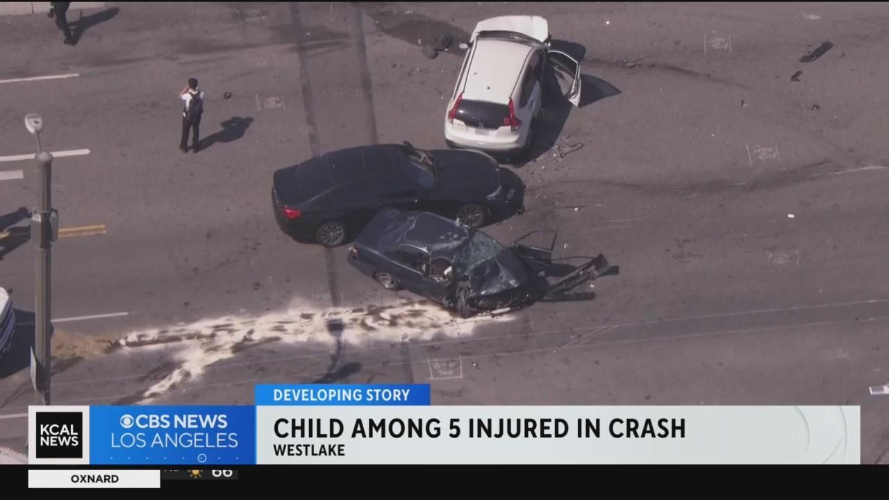 Three-Car Accident in Westlake Injures Five, Including Child