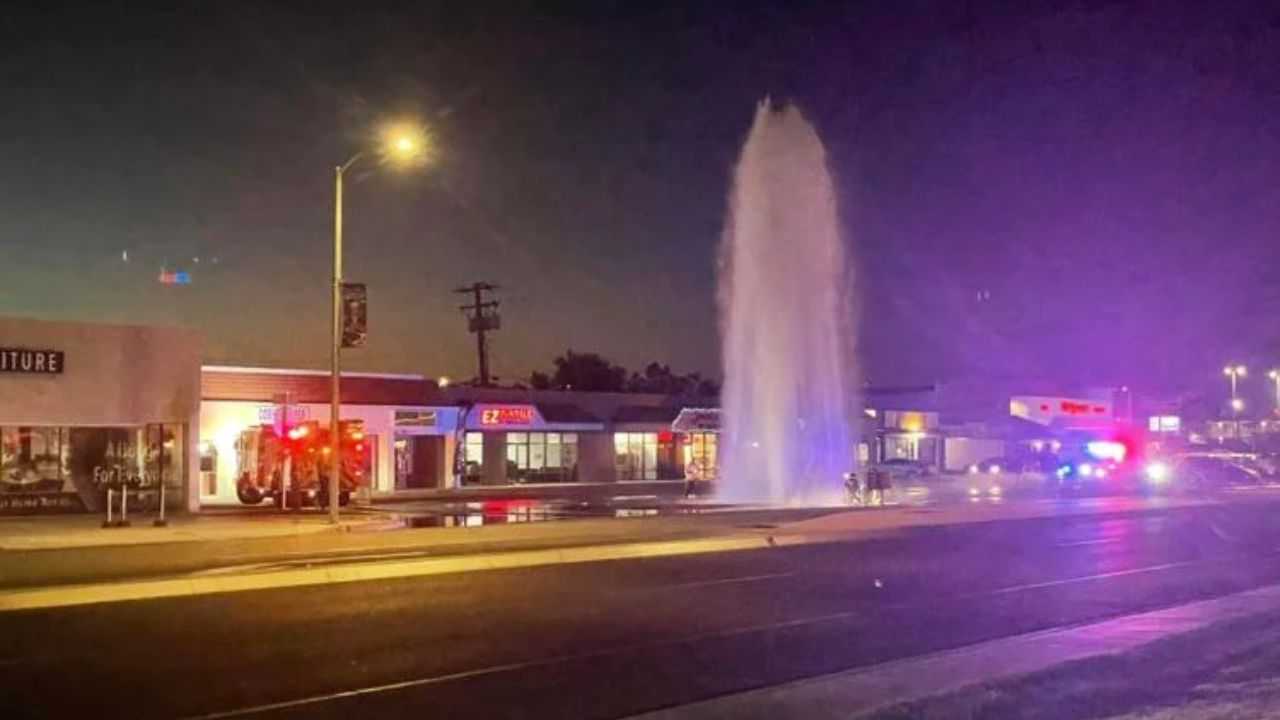 DUI Arrest After Hit and Run Driver Causes Water Gush in Parking Lot