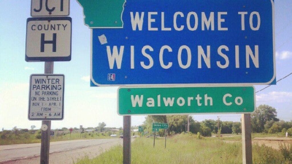 Wisconsin/Illinois state line