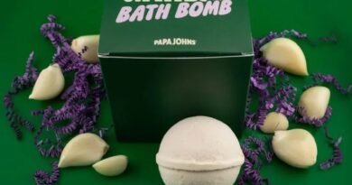 Papa John’s debuts bath bomb inspired by its signature garlic sauce