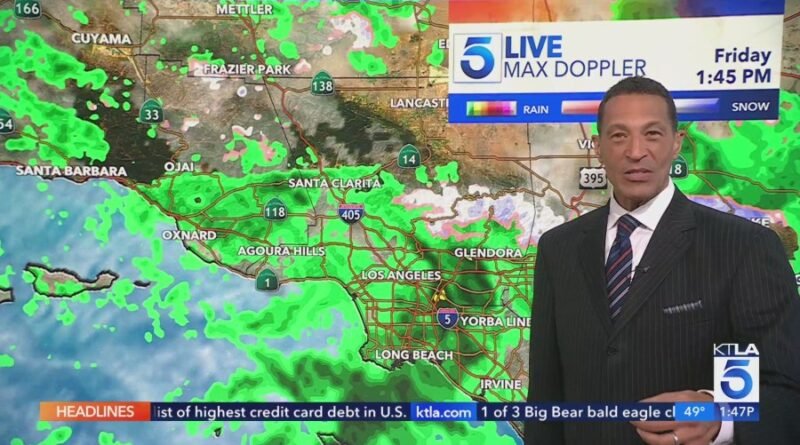 More rain in Southern California’s extended forecast