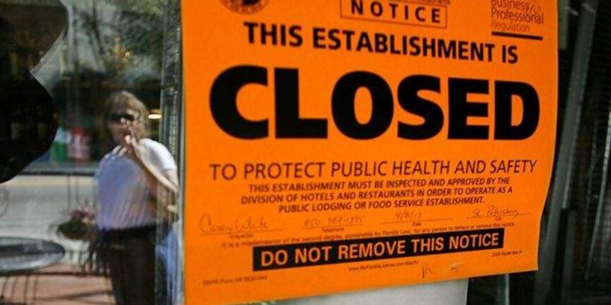 State Officials Shut Down 3 Florida Restaurants for Health Code Violations